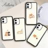 Cute Kawaii Shiba Inu Phone Case for iPhone 17 Air 15 16 11 12 13 14 Pro Max Plus Cover Coque Fundas Shell