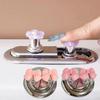 Flower Shaped Toilet Press Button Convenient Flush Lift Cover Toilet Water Tank Button Auxiliary Device Home Bathroom Supplies