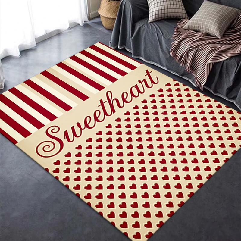 2025 New Love Carpet Rug for Living Room Bedroom Home Sofa Decoration,Kids Play Non-slip Floor Mat