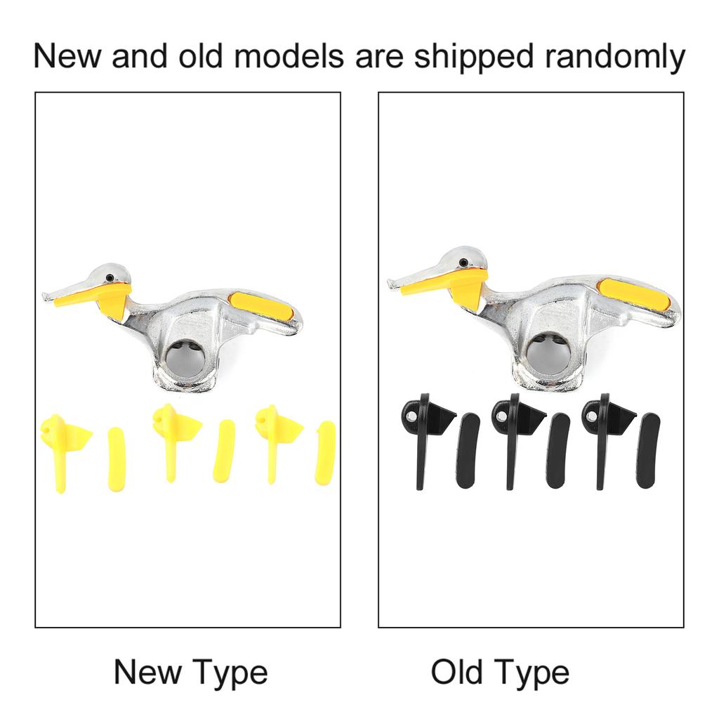 Duck Head Tire Changer Tool Duck Head Stainless Steel Car Tire Changer Mount Demount Duck Head Accessories with Protective Pads