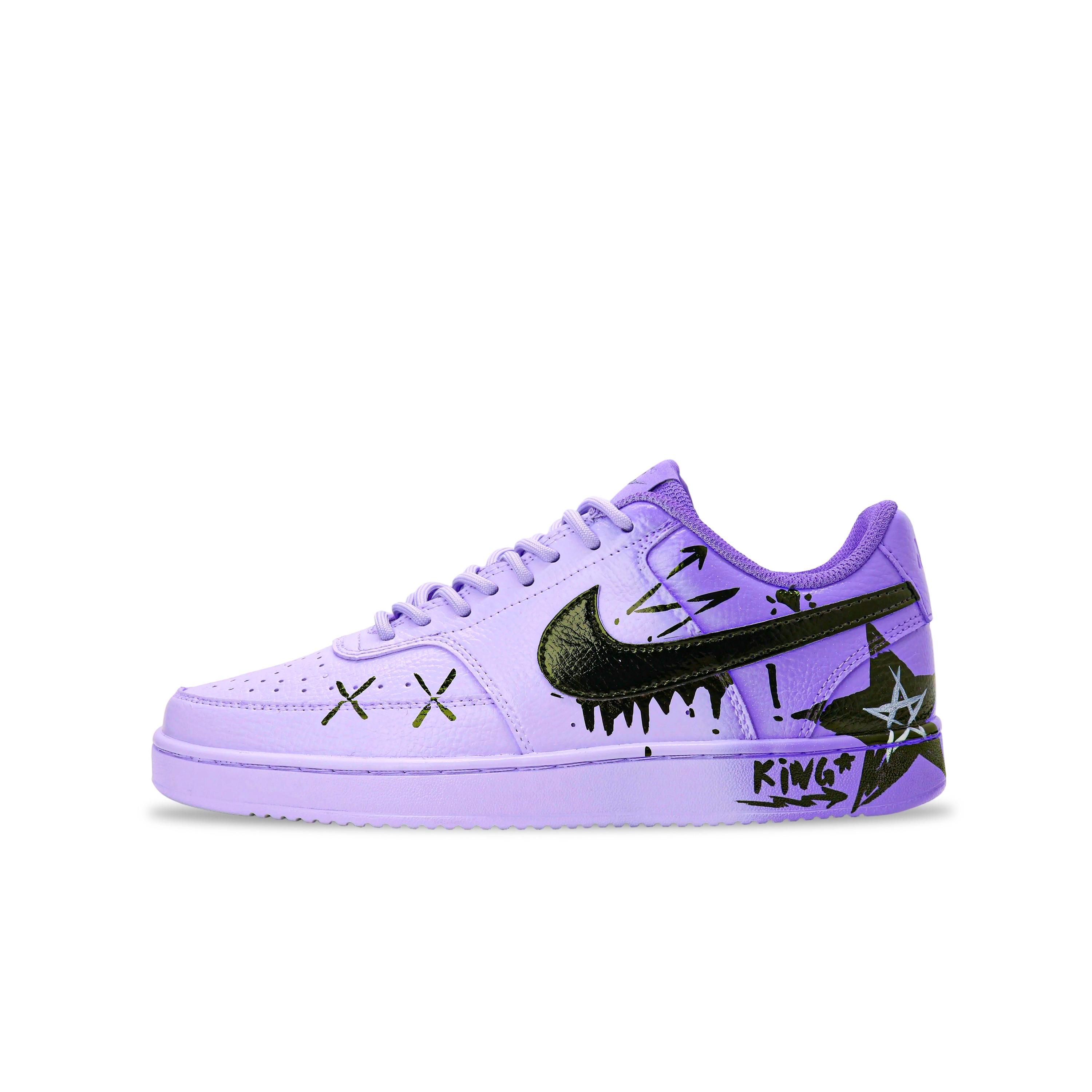 

Nike Court Vision 1 Amethyst Love Abrasion Resistant Support Height Increasing DH2987-101(teamGT) 40