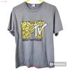 Port Authority Unisexs Mtv Face Collage Logo T Shirt Size Medium Vintage Comfortable Fashion Homme Top For Everyday Wear