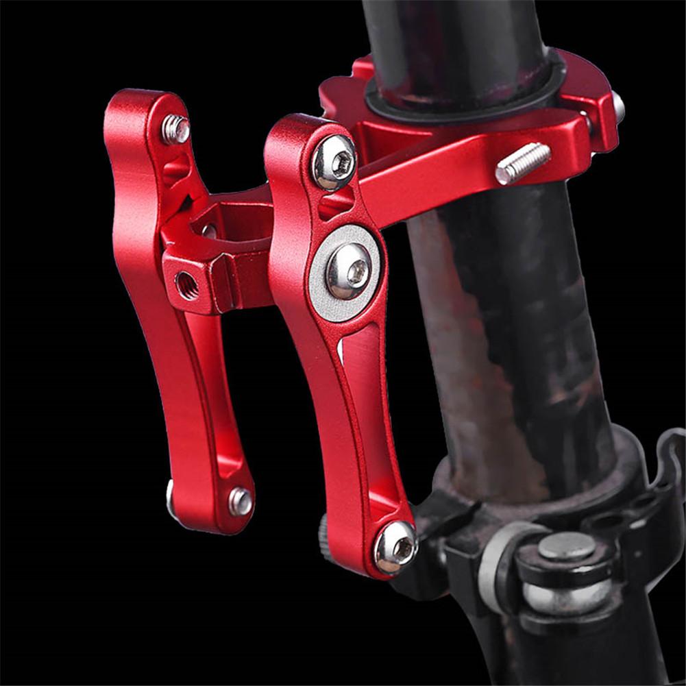 Bike  Bottle  Mount  Adapter Bike Handlebar Seat Post Bottle Cage Clamp Aluminium Alloy Double Buckle Kettle Holder