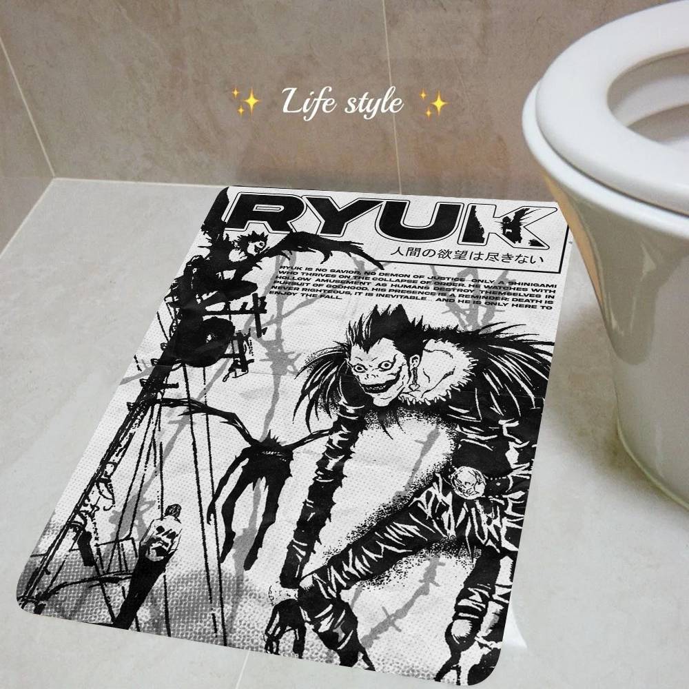 Hot Anime Death Note(16) Room Mats Anti-slip Absorb Water Long Strip Cushion Bedroon Mat Household Carpets