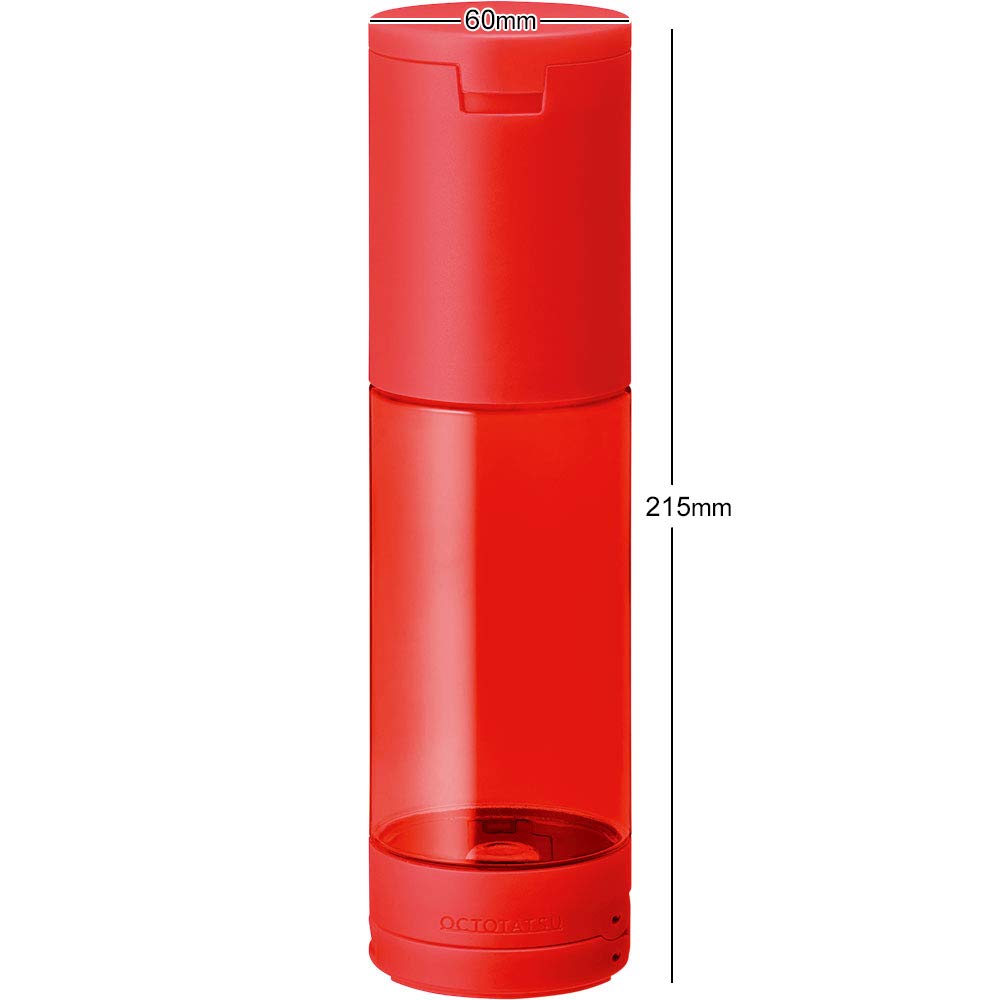 King Jim Pencil Pen 2566 Aka Case, Non-Tip Holder, Octotatsu, Red,