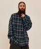 CARGOBROS Cb Flannel Over Check Shirt (Green)