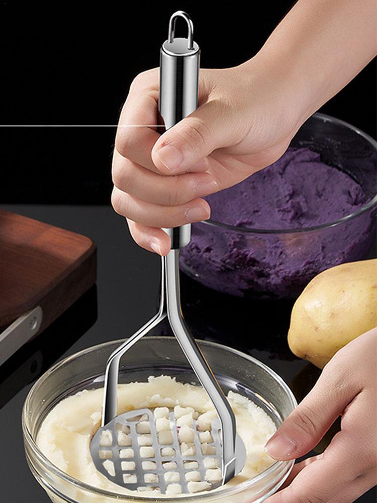 Potato Masher Kitchen Manual Potato Ricer Bean Masher Food Press Kitchen Gadgets for Home Restaurant Camping Barbecue Party