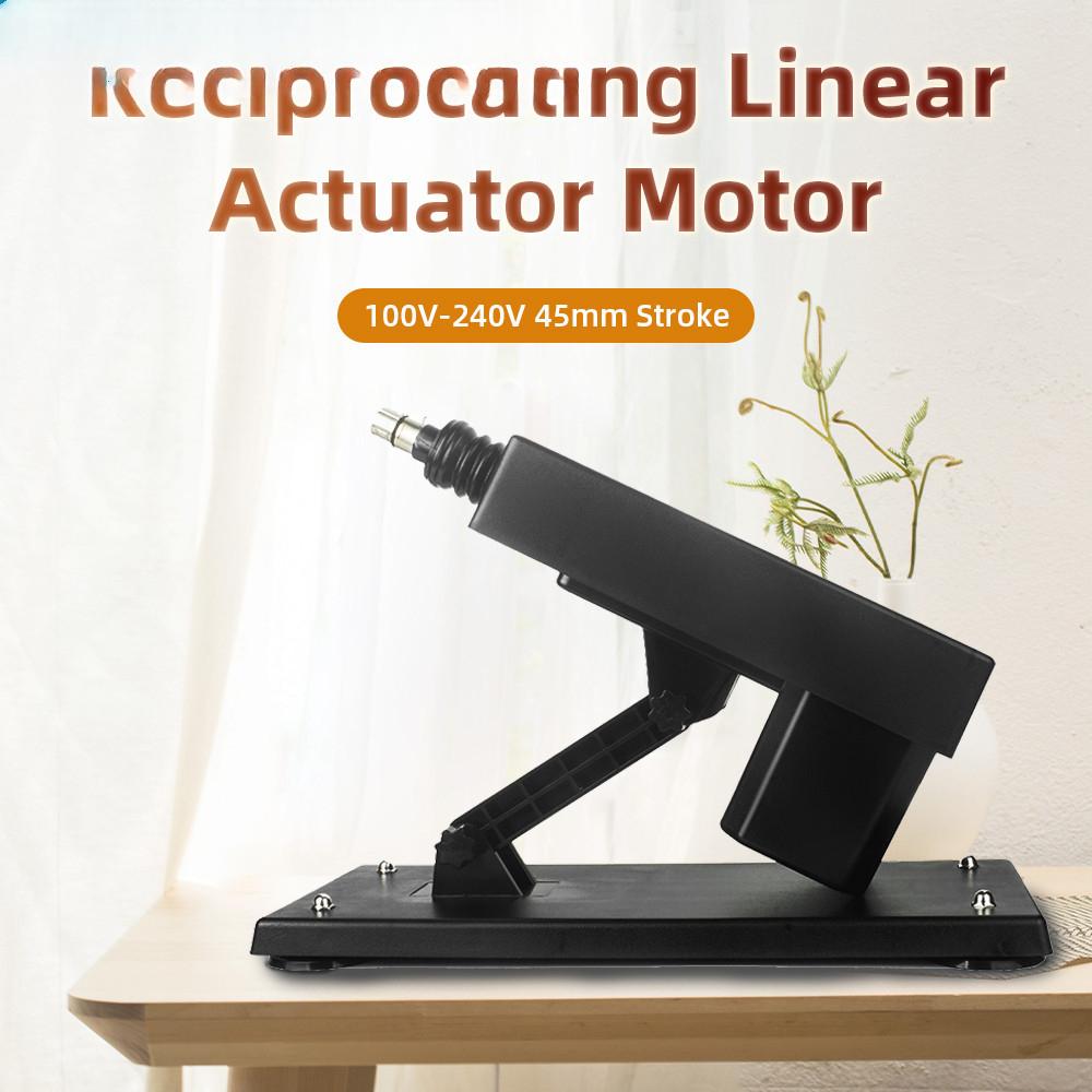 100V-240V 45mm Stroke Mini Linear Actuator DC Electric Motor Telescopic Linear Actuator Reciprocating Mechanism Connector