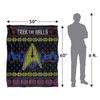 Star Trek Trek the Halls Ugly Silky Christmas Sweater Supersoft Blanket