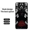 Art Red spider lilys japan design Phone Case For Redmi Note 14 13 12 11 Pro Plus S 5G 14C A3 Soft Black Phone Cover