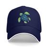 Watercolor Summer Sea Turtle  Casual Baseball Cap Summer  Trucker Hat Wholesale Hunting Camping Hats Women Men Baseball Caps