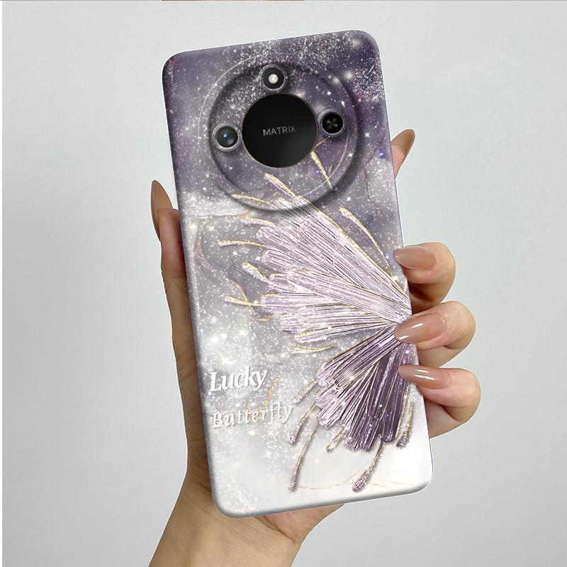 For Honor X9C Smart Phone Case X9cSmart Soft Silicone Funda Sweet Painted Fashion Cartoon Protective Capa Lovely Printing Cover