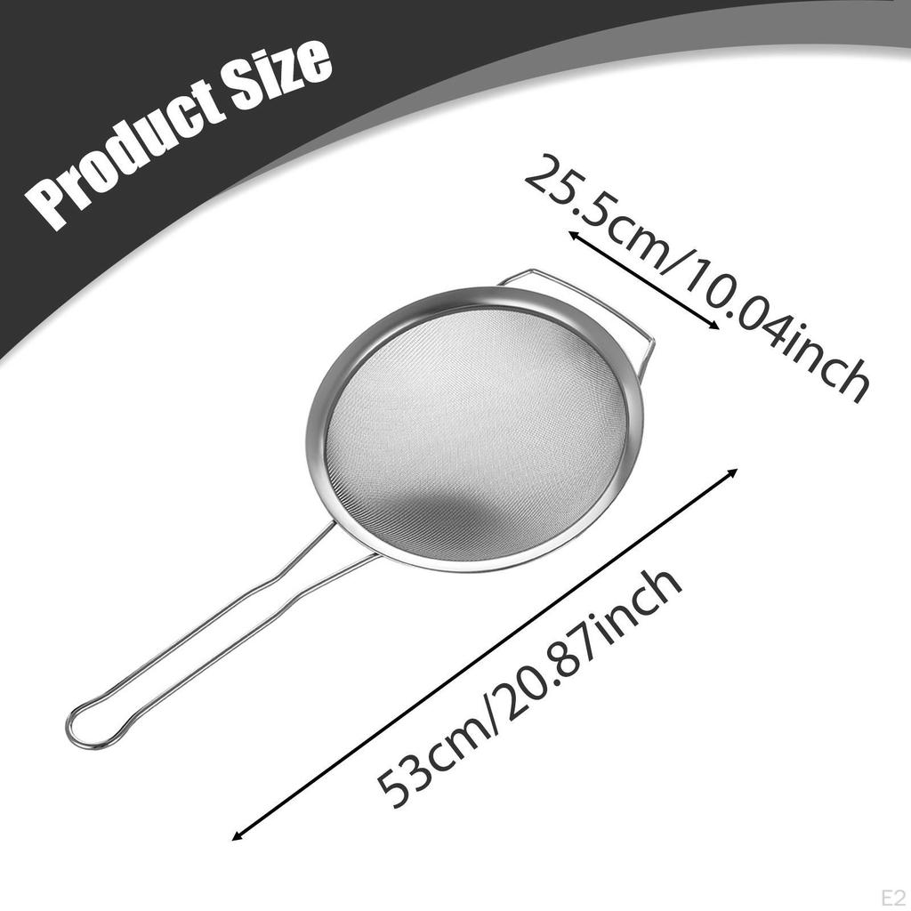 Fine Mesh Strainer Colander Kitchen Gadgets Pot Skimmer Soya Milk for Juice Grains Pasta Beans