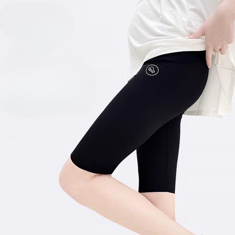 

Беременность Пятиминутные шорты-акулы для женщин Летом Тонкий стиль Без ластовицы Базовые штаны для йоги Без утягивающего живот Одежда для беременных L