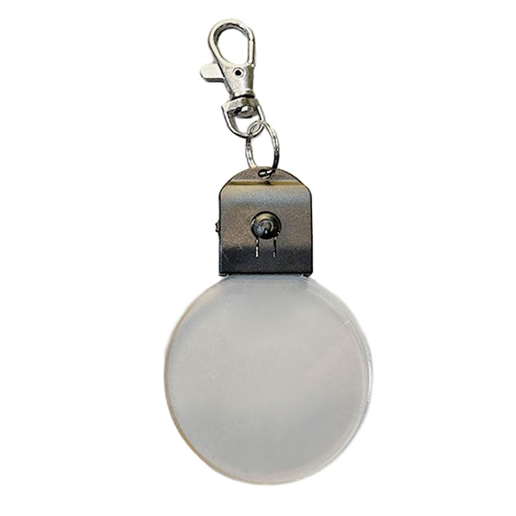 LED Keychain Novelty Night Light Key Chain Rings Christmas Festival Pattern Luminous Keyring for Outdoor Emergency Daily