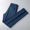 Elastic Business Trousers for Men Slim Fit Straight Leg Men's Pants Casual No Ironing Formal Suit Pants for Men