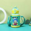500ml Children Thermal Cup Pop-up Lid Large Capacity Insulated Cup Stainless Steel Cute Cartoon Travel Insulated Bottles