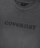 COVERNAT WOMAN Oversized Pigment Copper Logo T-Shirt Charcoal