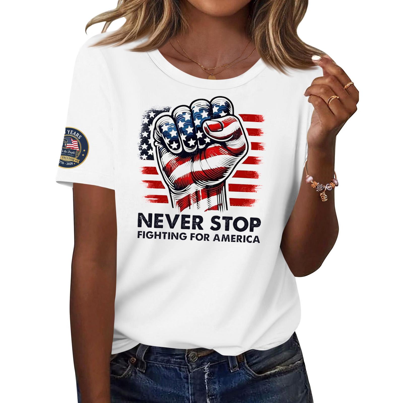 

Women s Fashion Casual Printed Short Sleeve Round Neck Pullover Tops XL білий