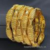 24K Gold Openwork Carved Bangle - Dubai Jewelry for Weddings & Banquets