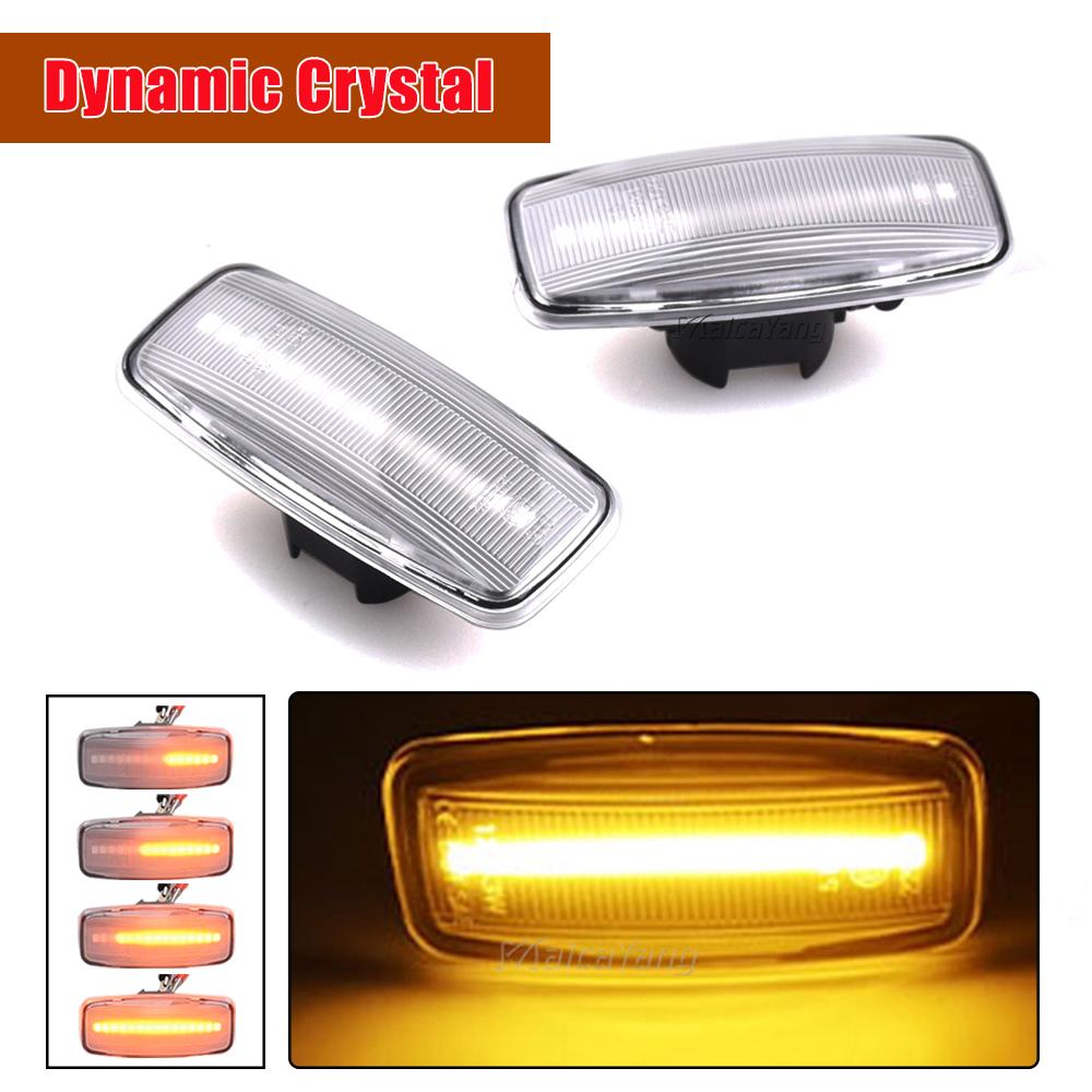 

Amber Turn Signal Light for Infiniti QX60 Sylphy Bluebird Sunny Teana J31 Murano Car-styling LED Front Fender Side Marker Lights
