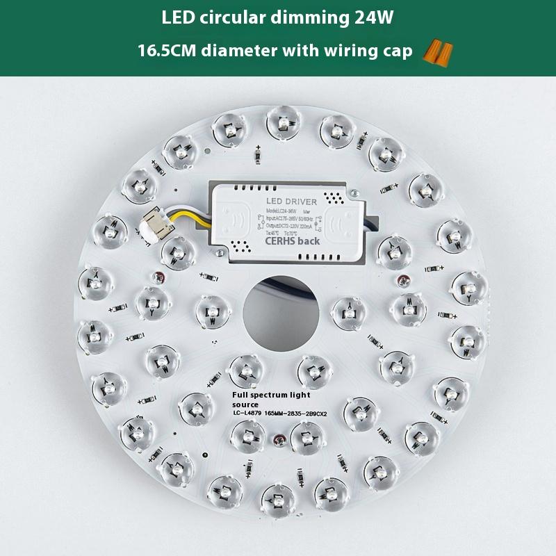 1 Set Energy-Saving Circular Replaceable Led Light Source With Magnet Lights 15/24W Panel Led Bulb Chip Light Board