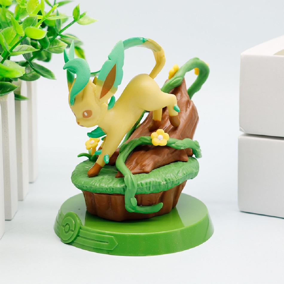 8 style Pok é mon Action Doll Pikachu Adventure Eevee Blind Box Anime Model Desktop Decorations Pok é mon Toys Boy Birthday Gift