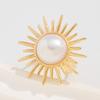 Adjustable Open Ring Handcrafted Hammered Texture Unique Irregular Finger Ring Metal Alloy Statement Jewelry For Women