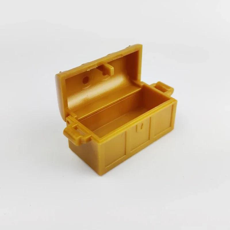Cash Dollar Bill City Gold Silver Money Coins Brick Treasure Chest DIY Attachments MOC Building Block 3069 Works With Lego