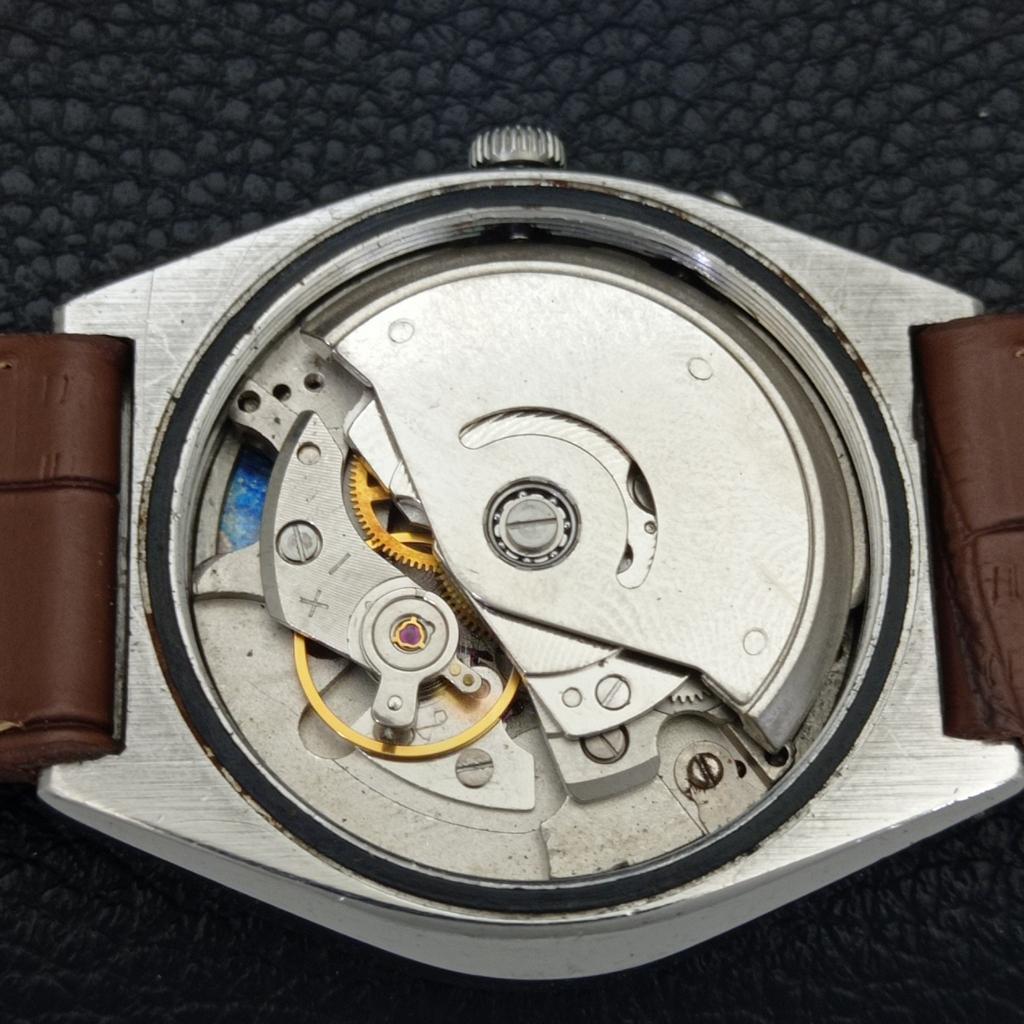 RICOH R31 AUTOMATIC VINTAGE JAPAN MENS BROWN COLOR DIAL WATCH a701930-5 R207-a701930