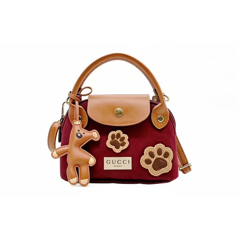 Gucci DIY Style Cosmetic Bag Gummy Bear Cute and Sweet Commuting Dating Crossbody Adjustable Red Portable gummy bears gummy bears