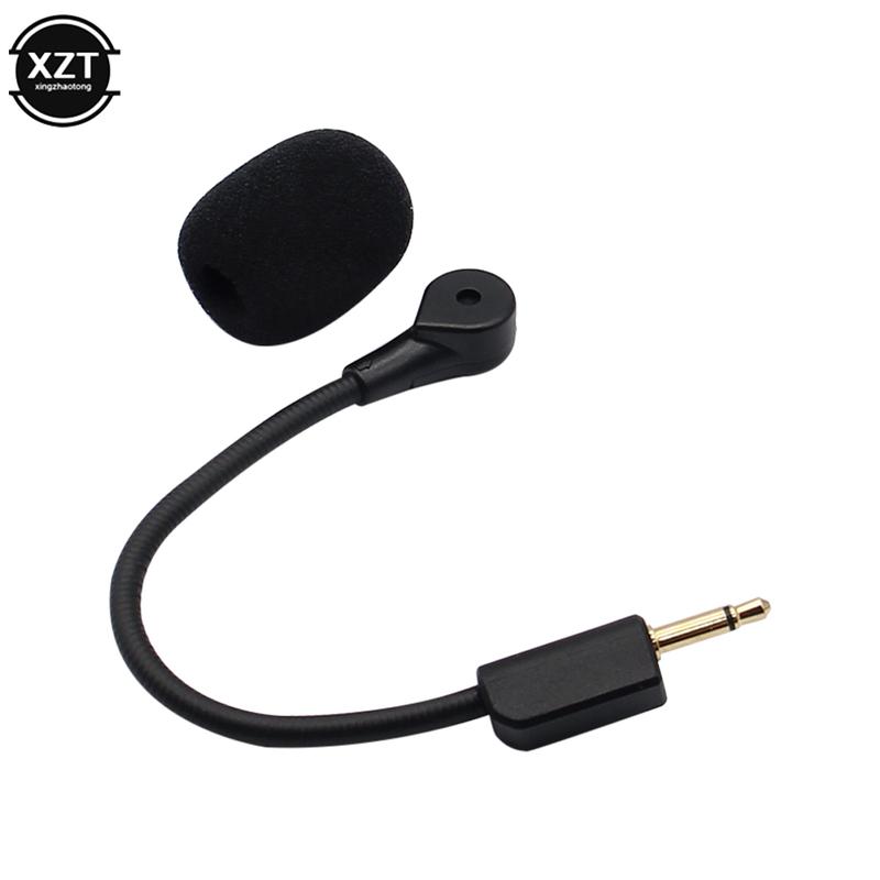Mic Replacement for Razer BlackShark V2 and V2 Pro ES Wireless Headset 3.5mm Detachable Boom Microphone with Foam