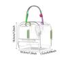 Small Animal Carrier Cage Portable Hamster Carrier Cage Carry Case for Gerbils Small Pet Hedgehog Dwarf Hamster