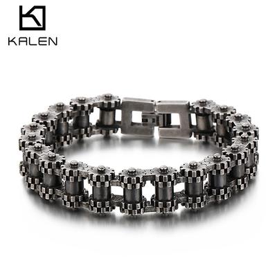 Personalized Titanium Steel Jewelry Locomotive Bracelet Vintage Punk Men'S Bracelet Bike Bracelet