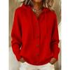 Womens Knit Hooded Cardigan Sweater 2026 Fall Winter Loose Fit Solid Color Casual Chic Outerwear