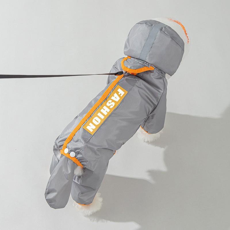 Waterproof Dog Raincoat Full-Body Cover Small Medium Dogs Teddy Style Outdoor Rain Protection