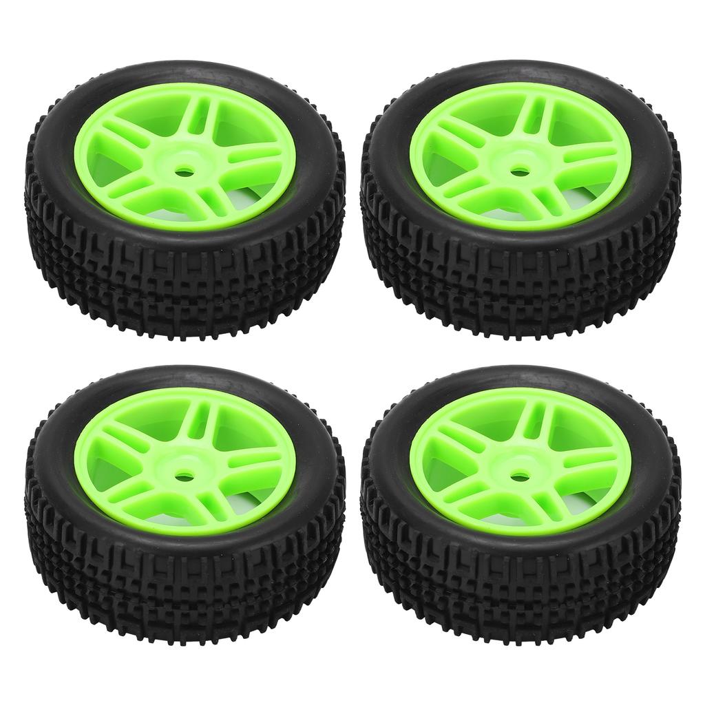 4PCS 75mm RC Car Tire U Type Rubber RC Vehicle Wheel Remote Control Car Tire for   144001 1Celsius14 RC Car