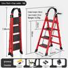 Multi-functional Folding Telescopic A-Frame Ladder for Household Use