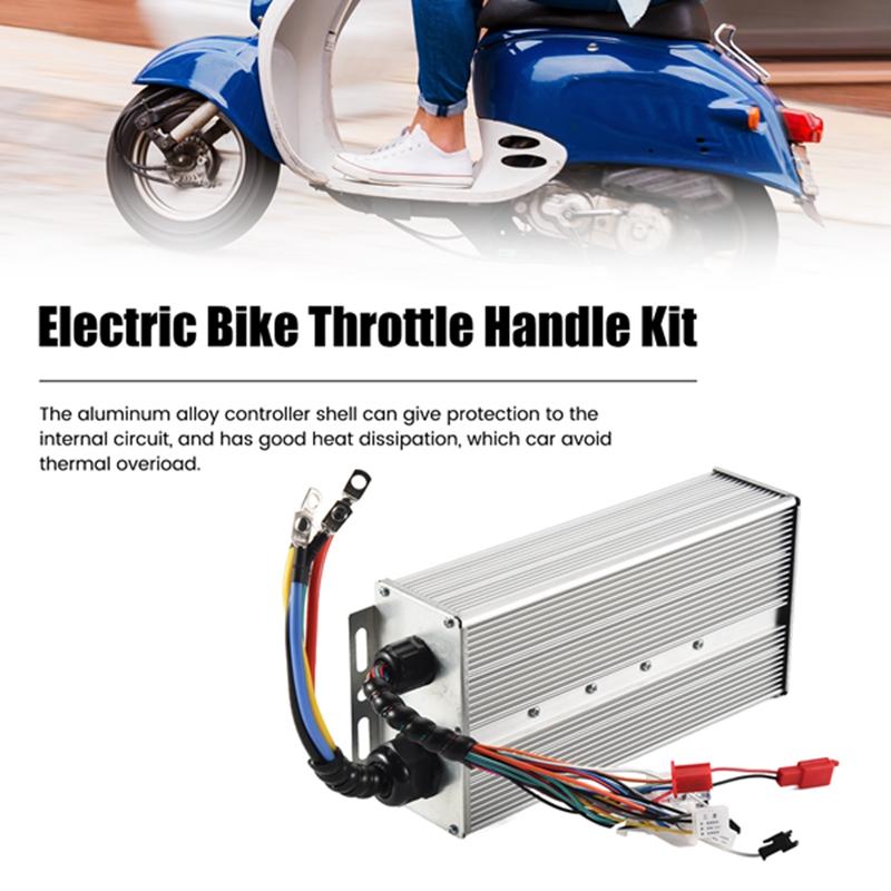 48V-72V 5000W Dreirad FOC Controller, Batteriefahrzeug, Intelligenter Bürstenloser Motorcontroller, Elektroauto