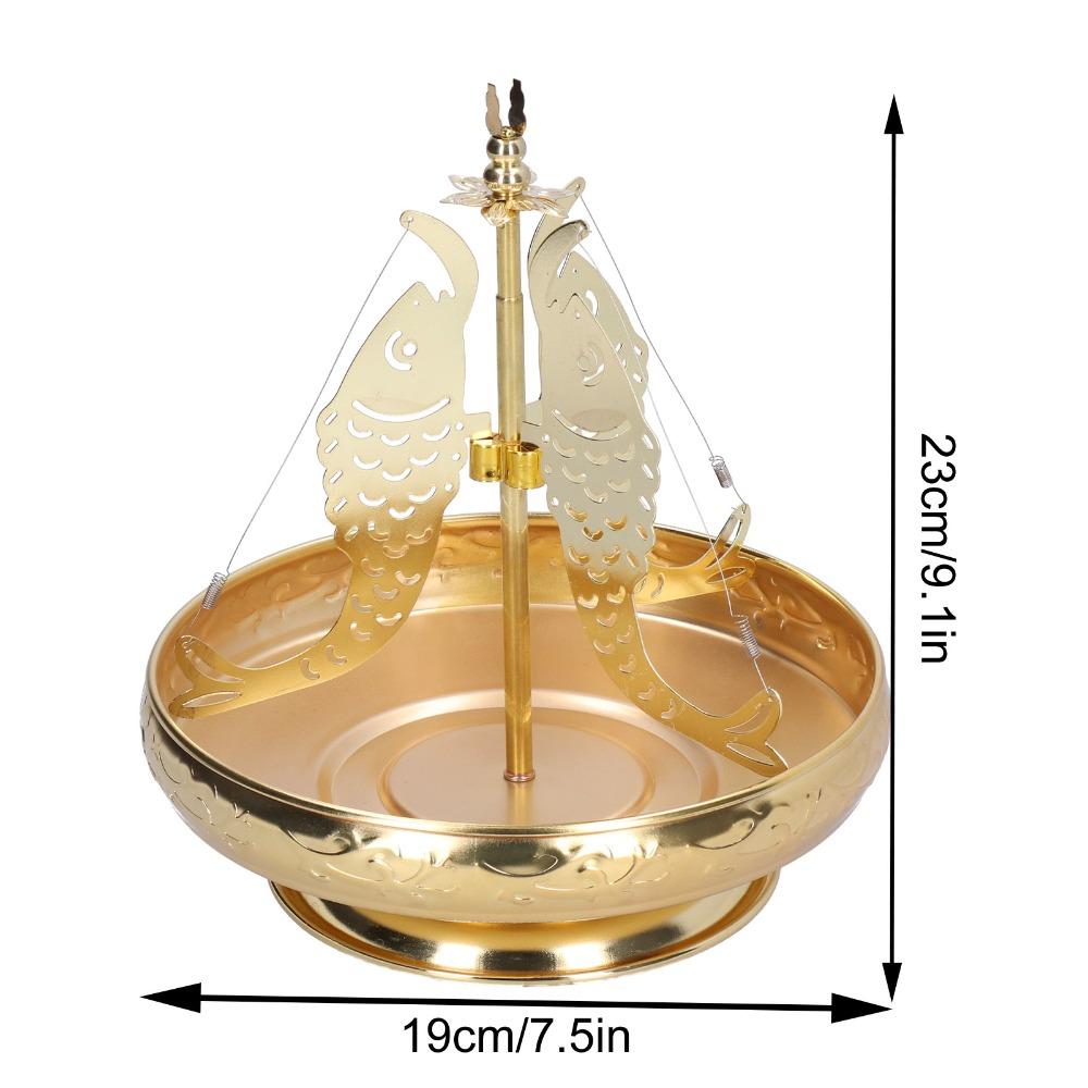 Golden Coil Incense Stand Stainless Steel Censer Support Easy Clean Incense Holder  Yoga Space