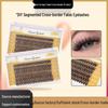 Hot Melt Soft Dense Natural Eyelash Clusters - 3 Rows of Single Cluster False Lashes