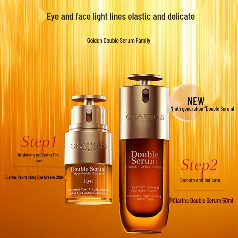 Clarins Double Serum & Eye Cream Skincare Set