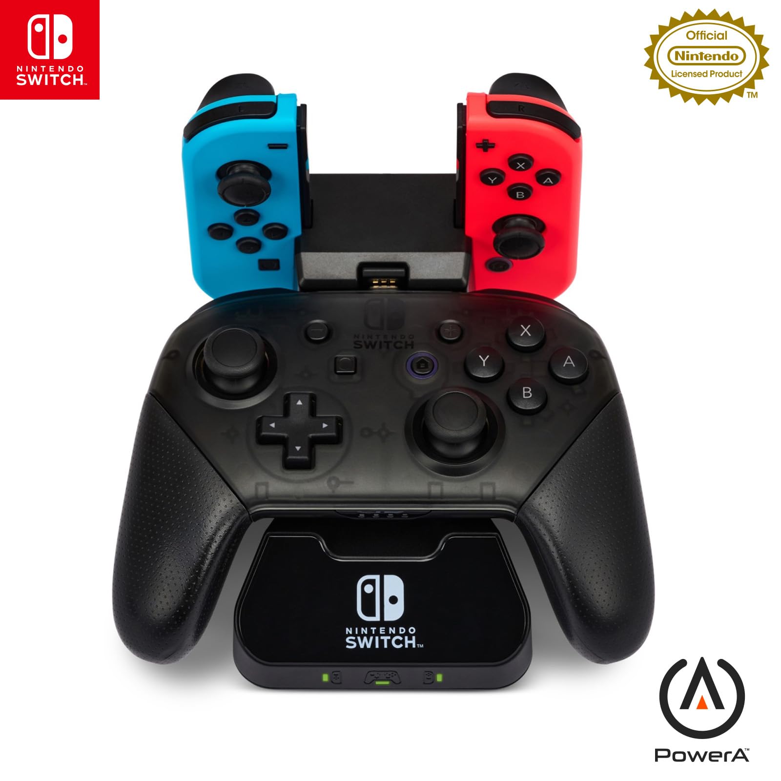 

Licensed PowerA Controller Charging Base for Nintendo Switch Black [Nintendo Product] - [2-Year Warranty] чёрный