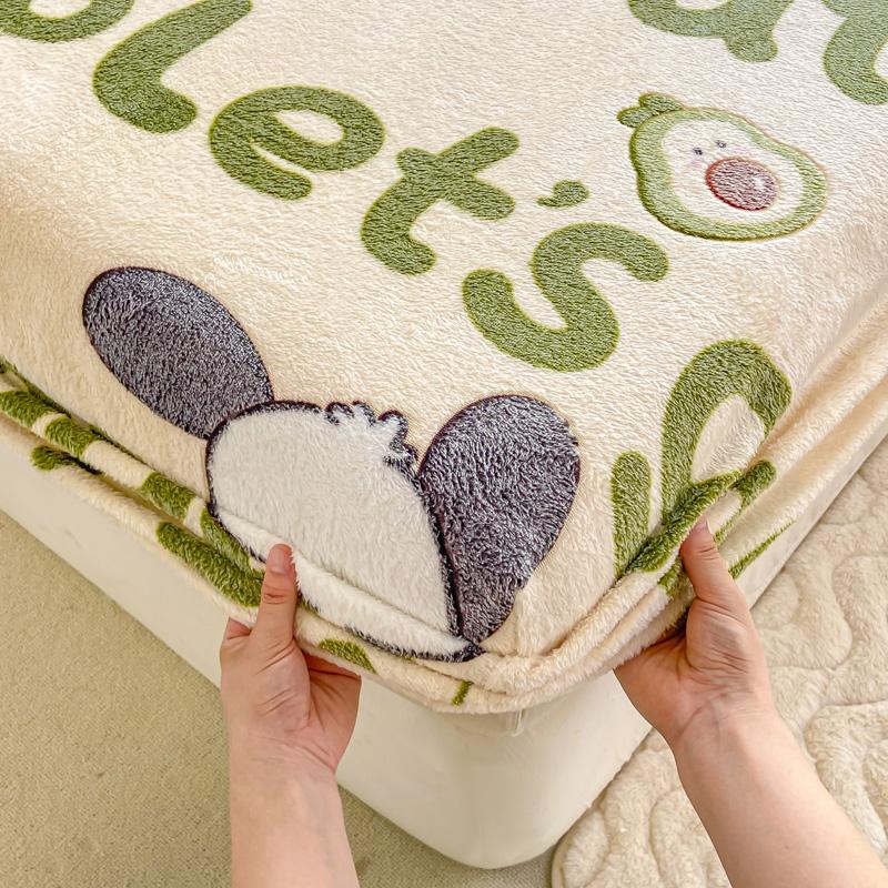 Зимняя теплая простыня для двойной кровати — фото 4