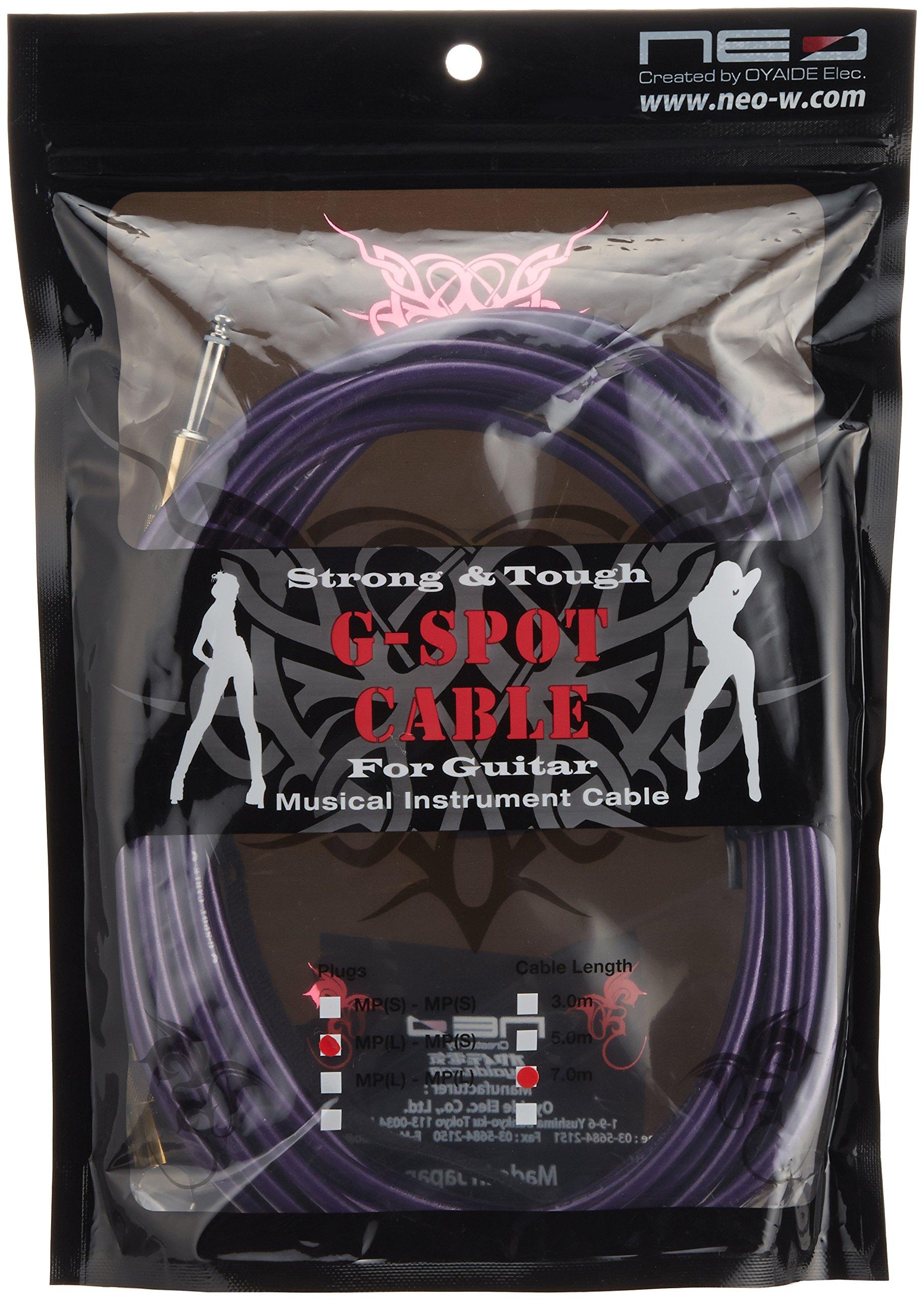 

Oyaide Electric Кабель к КАБЕЛЬ Гитара/Бас (Прямой L-образный), 7.0м, G-SPOT LS/7.0