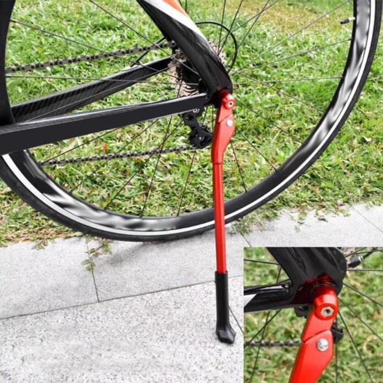Acero al Carbono Liberación Rápida Caballete Lateral para Bicicleta de Montaña (MTB) y Carretera Accesorios para Bicicleta