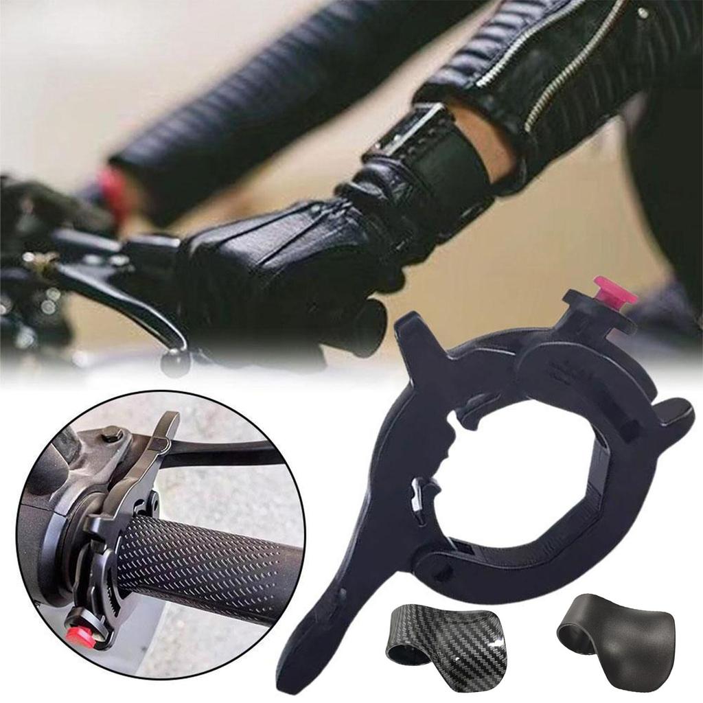 For Generic Motorcycle Cruise Control Throttle Lock 3 Pieces Motorcycle Cruise Control Throttle Clamp Cycling Supplies For