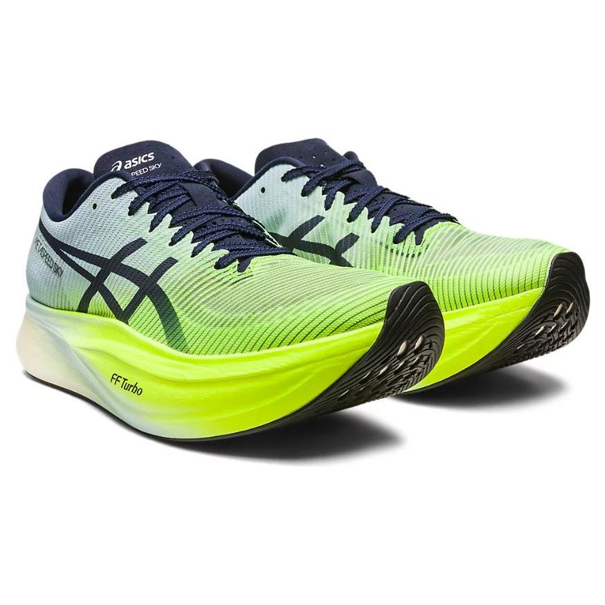 New Asics Metaspeed Sky+ 'Hazard Green' 1013A115-301