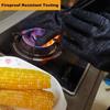 Oil Resistant Heat Resistant Gloves Waterproof Oven Mitts Easy to Clean BBQ Gloves  Kitchen