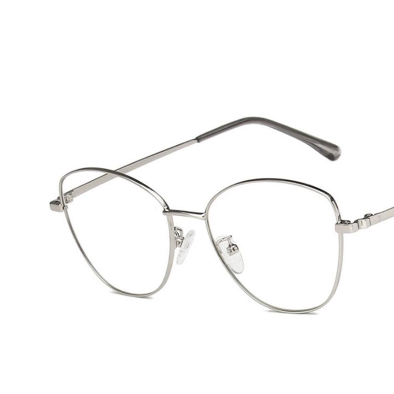

Fashion Cat Eyes Metal Frame Clear Glasses Myopia Nerd Spectacles -0.5 -1.0 -2.0 -3.0 -4.0 To -6.0 No degree 0